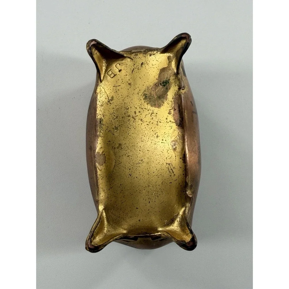 Antique Jennings Bros JB Art Nouveau Jewelry Casket Trinket Box Footed